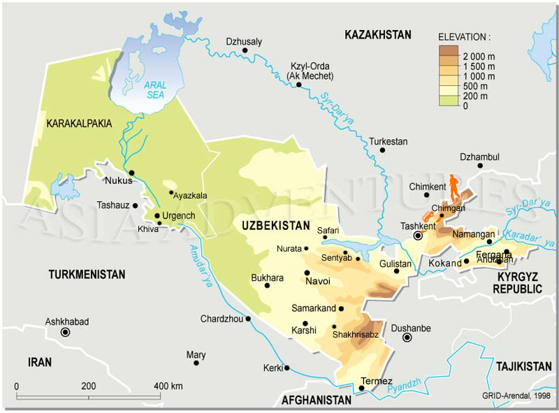 Map of tour 'A May Alpiniad'